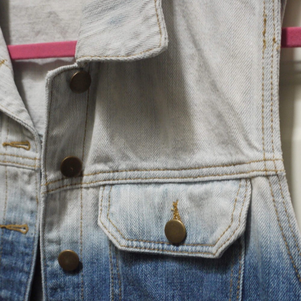 Ombre Denim Vest